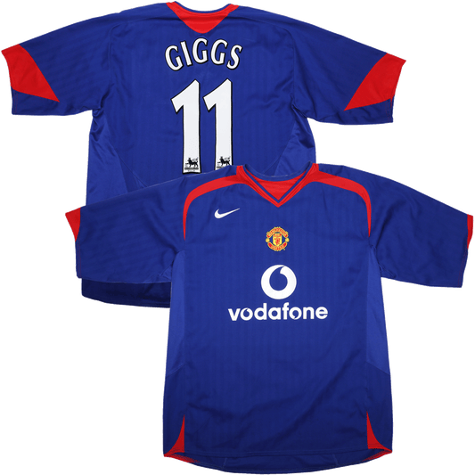 Manchester United 2005-06 Away Jersey Ryan Giggs #11 Kit - (9.8/10) - XL