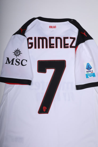 AC Milan 2025-26 Authentic Away Santiago Gimenez #7 Kit - L *BNWT*