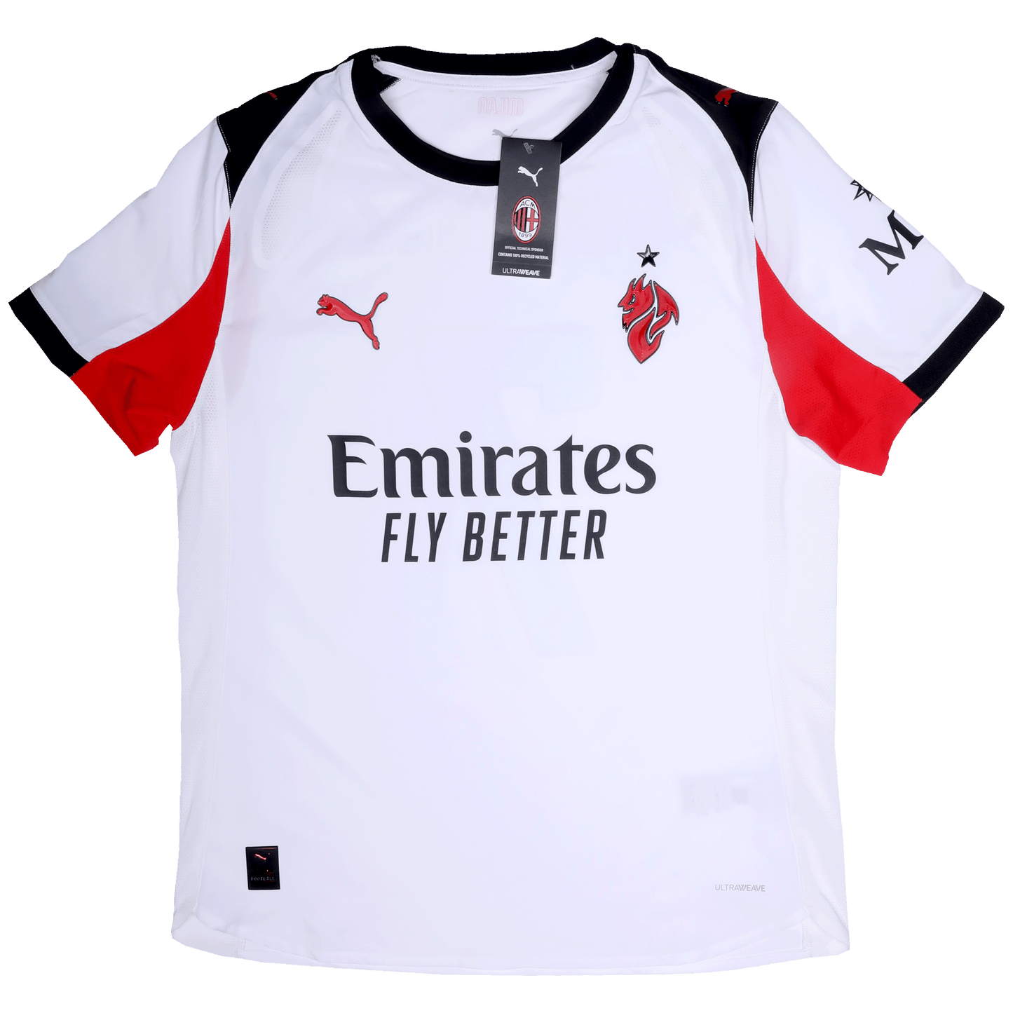 AC Milan 2025-26 Authentic Away Santiago Gimenez #7 Kit - L *BNWT*