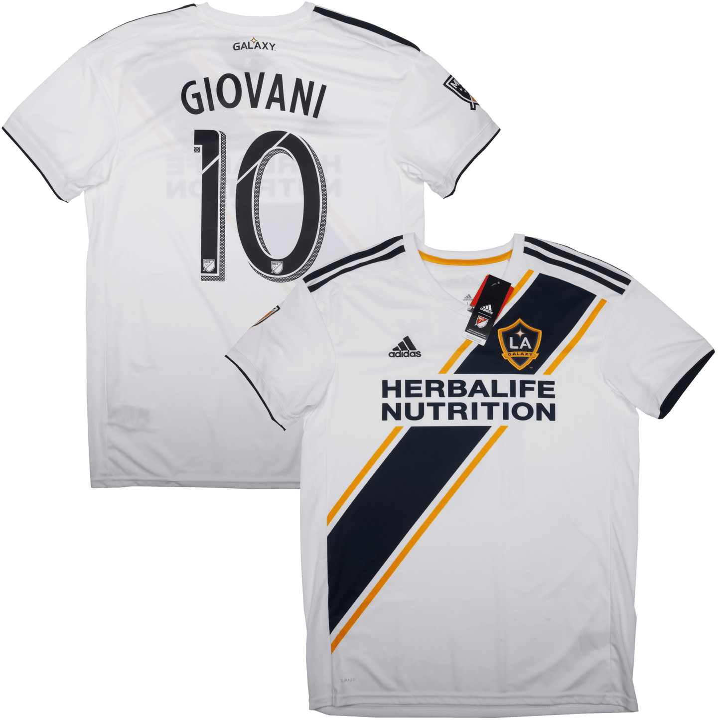 LA Galaxy 2018-20 Home Jersey Giovani #10 Kit - L *BNWT*