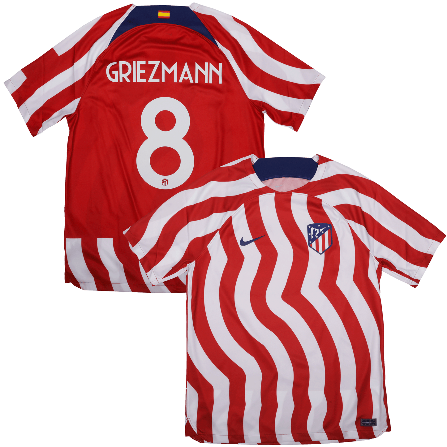 Atletico Madrid 2022-23 Home Jersey Griezmann #8 Kit - L *BNWOT*