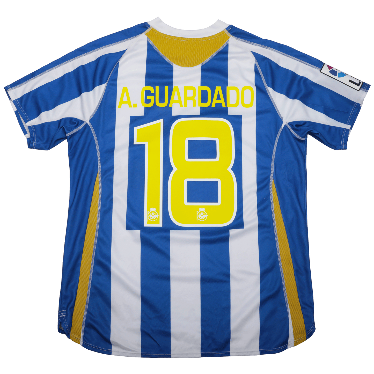 Real Club Deportivo La Coruna 2007-08 Home Jersey Andres Guardado #18 Kit - (7.5/10) - L