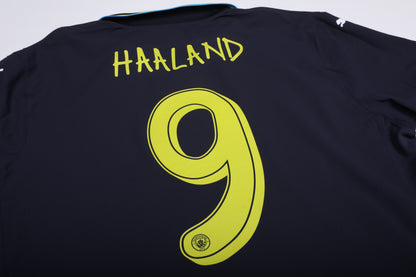Manchester City 2024-25 Authentic Away Erling Haaland #9 Kit - L *BNWT*