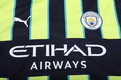 Manchester City 2024-25 Authentic Away Erling Haaland #9 Kit - L *BNWT*