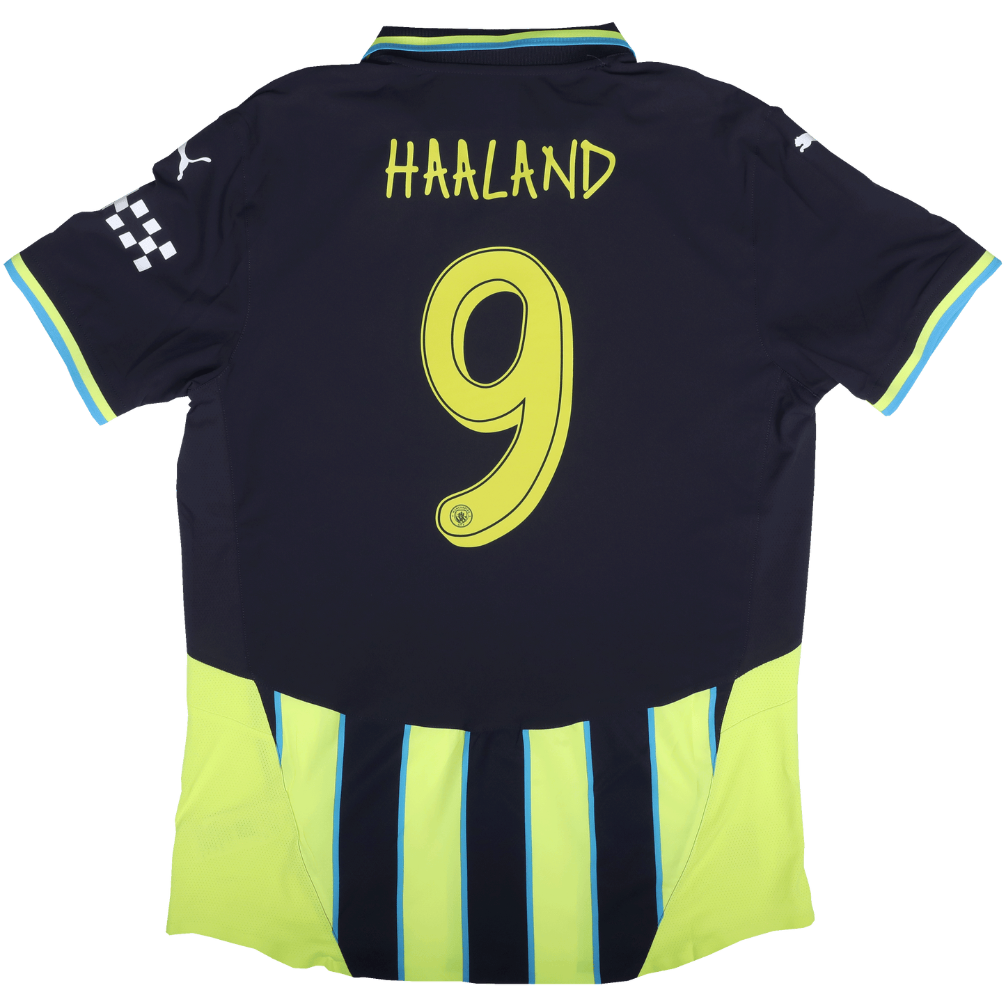 Manchester City 2024-25 Authentic Away Erling Haaland #9 Kit - L *BNWT*