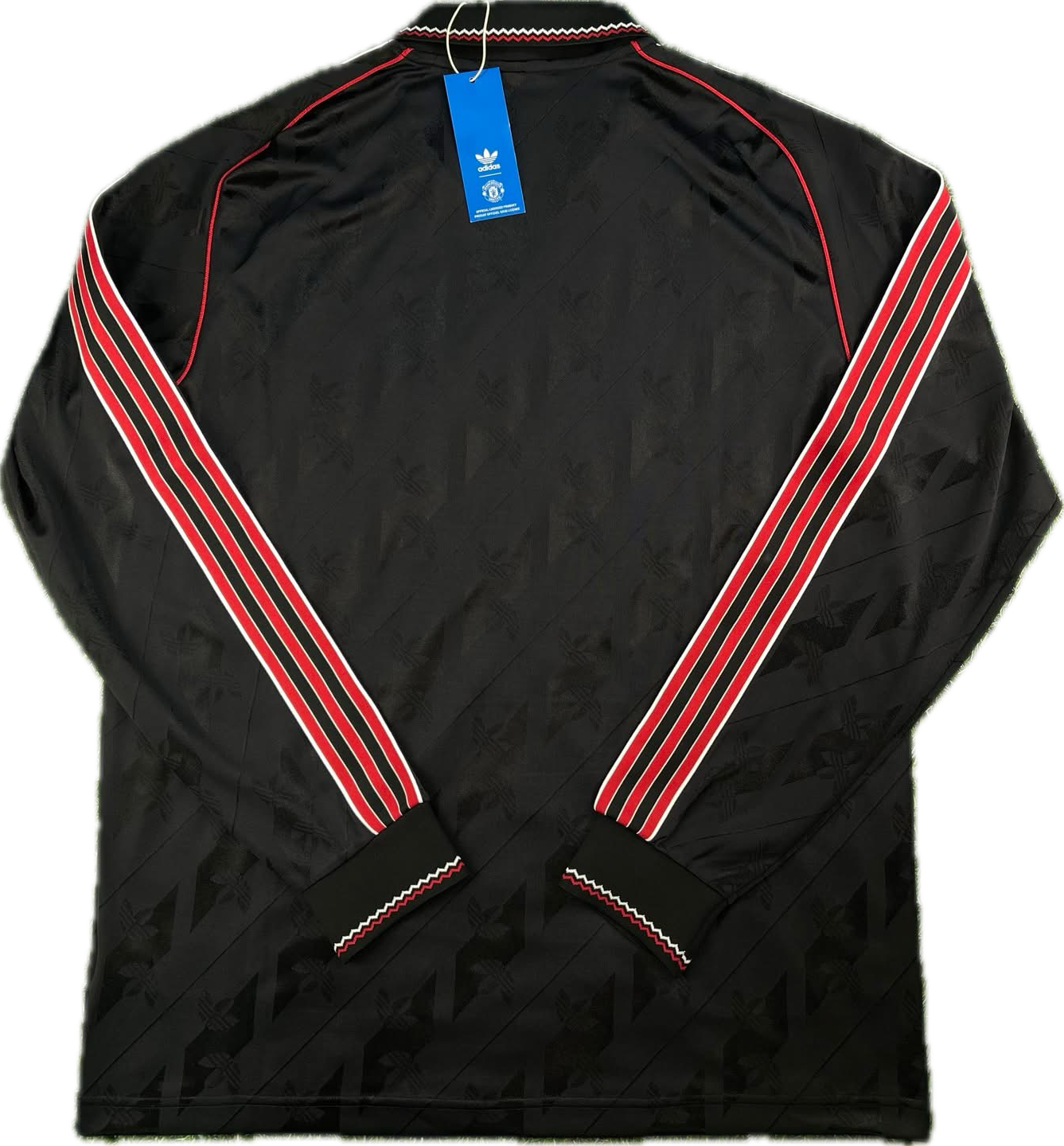 Manchester United 2024-25 adidas Originals Lifestyler Retro Jersey L/S Kit - L *BNWT*