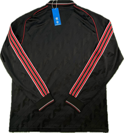 Manchester United 2024-25 adidas Originals Lifestyler Retro Jersey L/S Kit - L *BNWT*