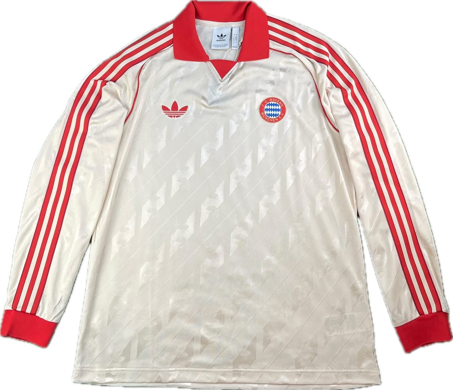 Bayern Munich 2024-25 adidas Originals Lifestyler Retro Jersey L/S Kit - L *BNWT*