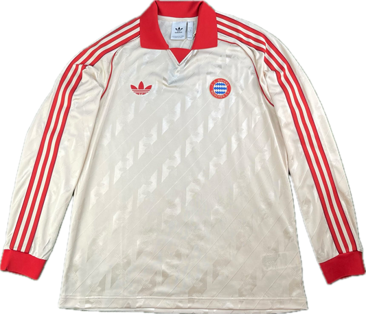 Bayern Munich 2024-25 adidas Originals Lifestyler Retro Jersey L/S Kit - L *BNWT*