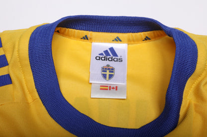 Sweden 2002-03 Home Jersey Zlatan Ibrahimovic #21 Kit - (8.5/10) - S