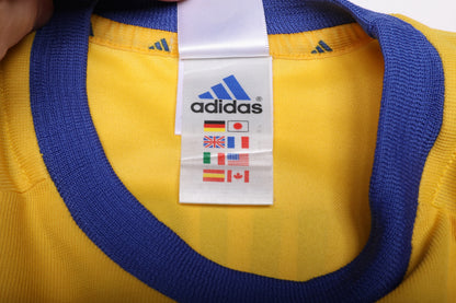 Sweden 2002-03 Home Jersey Zlatan Ibrahimovic #21 Kit - (8.5/10) - S