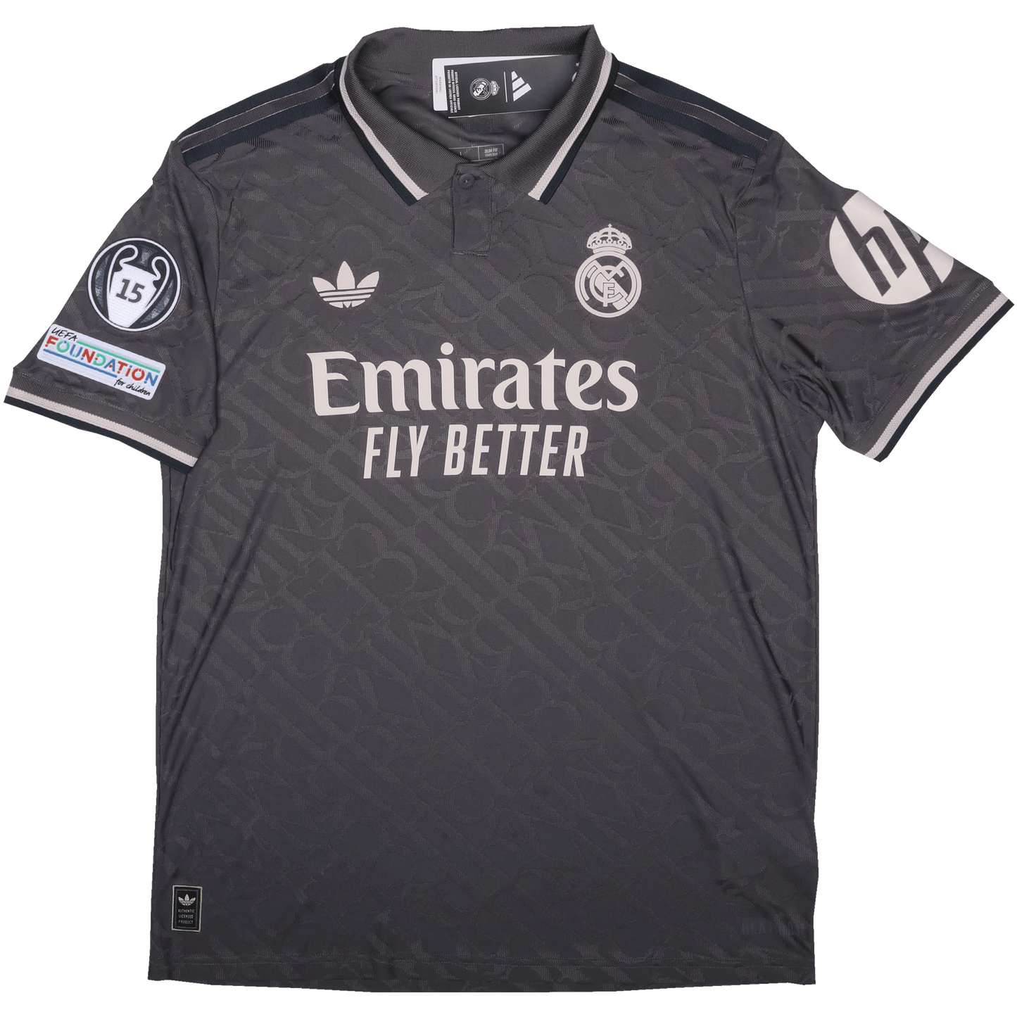 Real Madrid CF 2024-25 Authentic Third Federico Valverde #8 UCL Kit - L *BNWT*