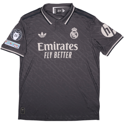 Real Madrid CF 2024-25 Authentic Third Federico Valverde #8 UCL Kit - L *BNWT*