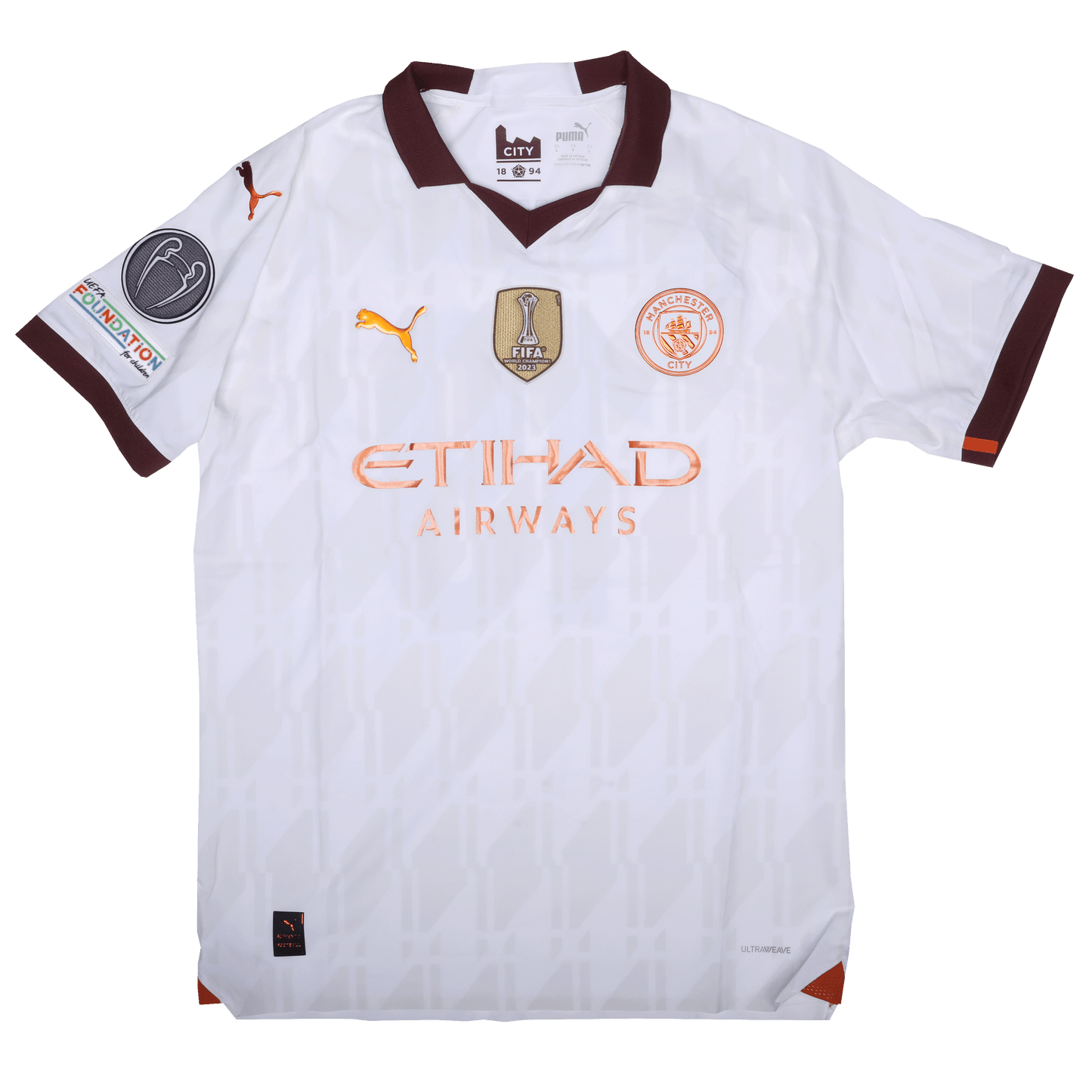 Manchester City 2023-24 Authentic Away Julian Alvarez #19 UCL Kit - L *BNWOT*