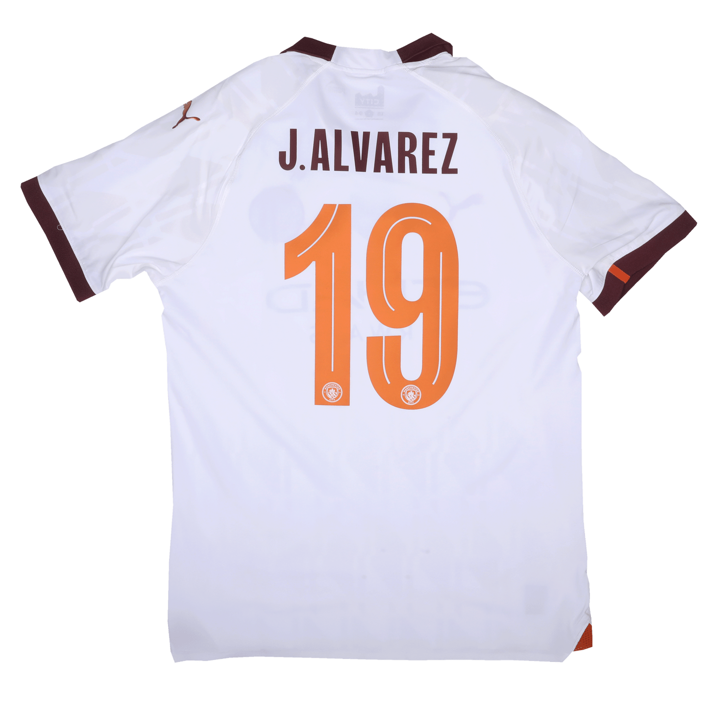Manchester City 2023-24 Authentic Away Julian Alvarez #19 UCL Kit - L *BNWOT*
