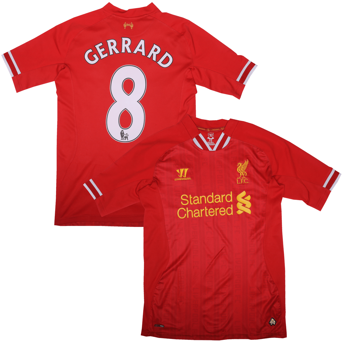 Liverpool FC 2013-14 Home Jersey Steven Gerrard #8 Kit - (7/10) - M