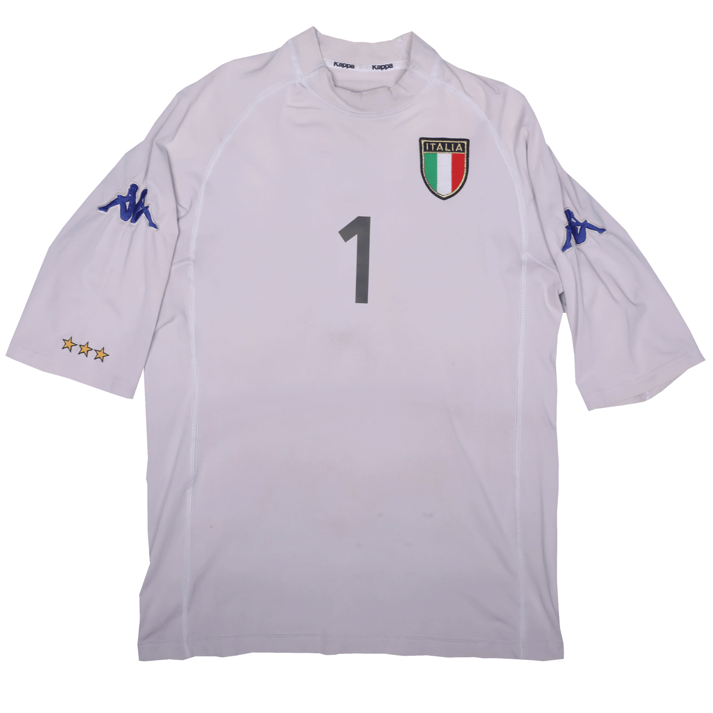 Italy 2002 GK Third Jersey Buffon #1 World Cup Kit - (7.5/10) - L