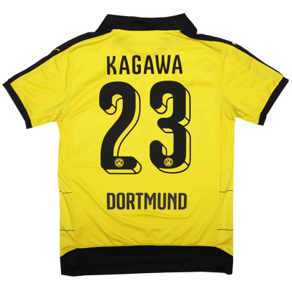 Borussia Dortmund 2015-16 Home Jersey Kagawa #23 Kit - (6.5/10) - M