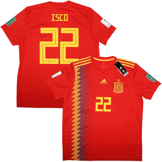 Spain 2018 Home Jersey Isco #22 World Cup Kit - XL *BNWT*
