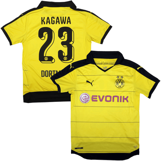 Borussia Dortmund 2015-16 Home Jersey Kagawa #23 Kit - (6.5/10) - M