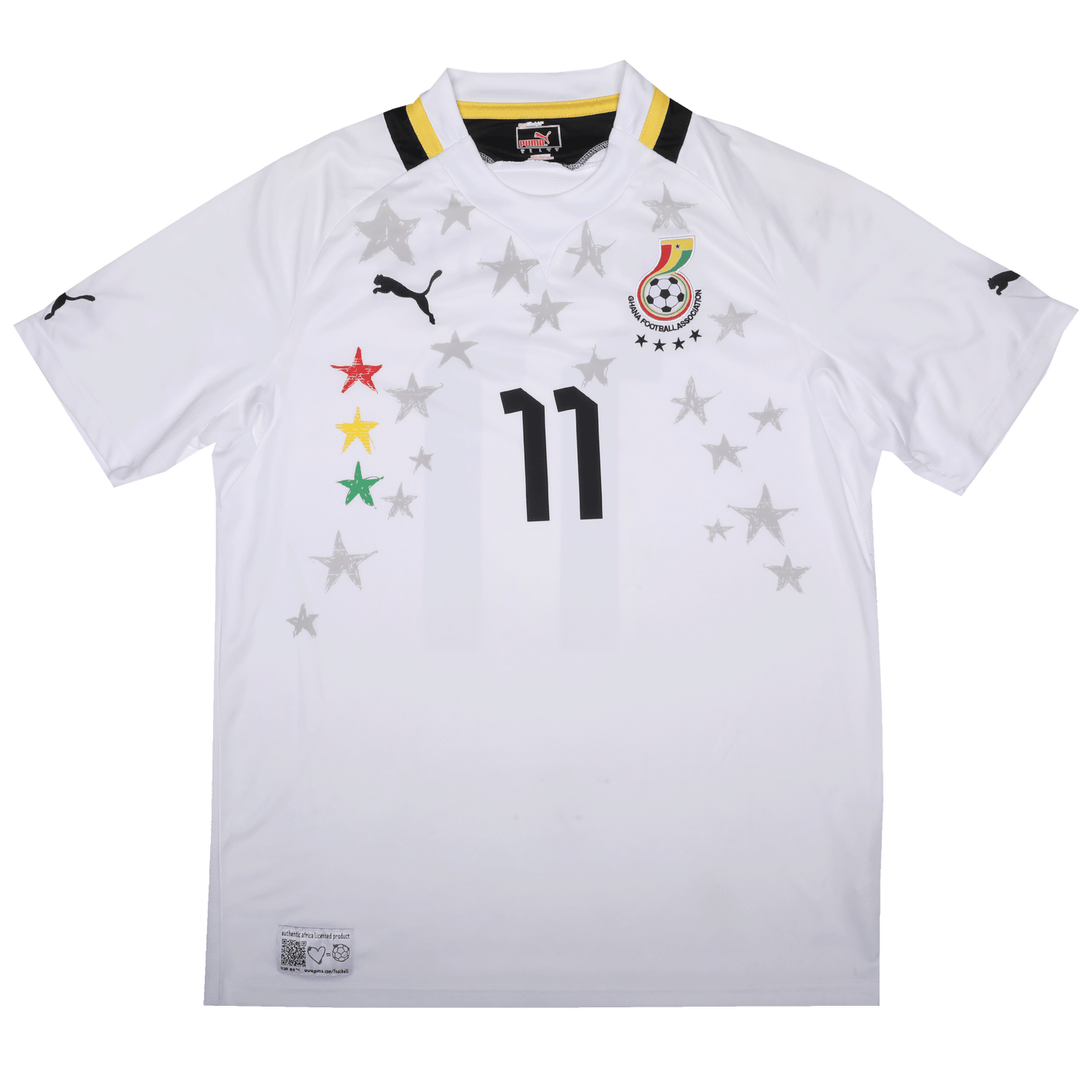 Ghana 2012-13 Home Jersey Sulley Muntari #11 Kit - (9/10) - L