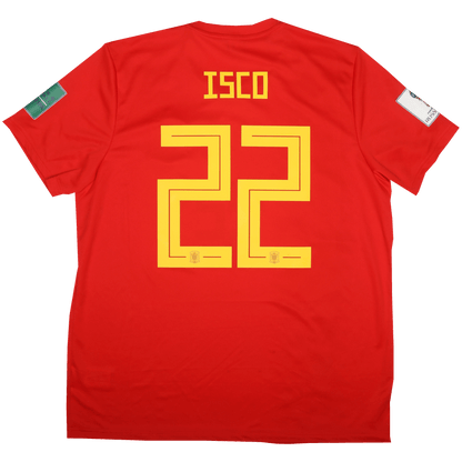 Spain 2018 Home Jersey Isco #22 World Cup Kit - XL *BNWT*