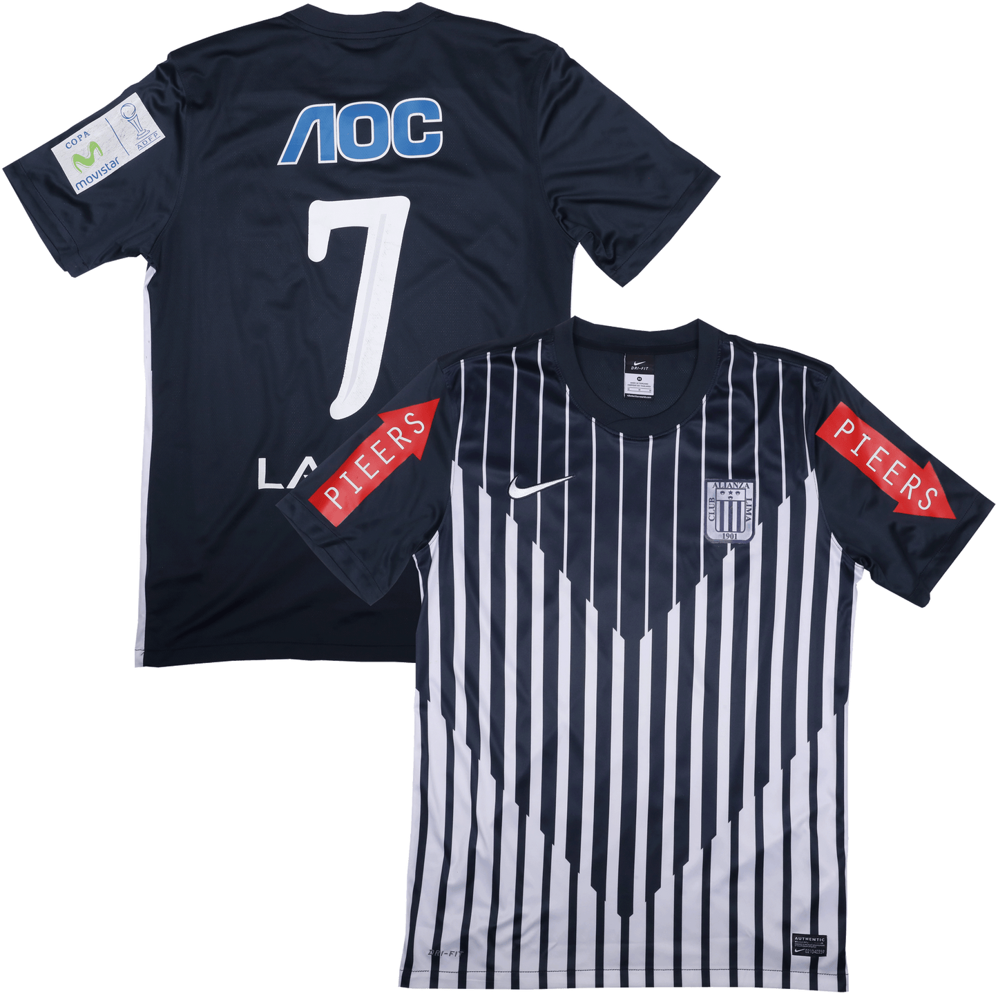 Alianza Lima 2012 Home *Match Issue* Albarracin #7 Kit - (7/10) - M