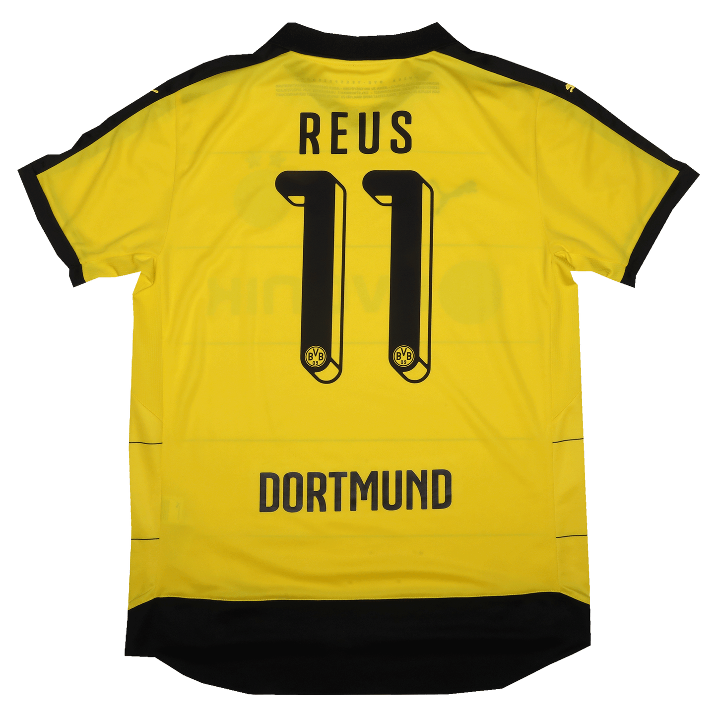 Borussia Dortmund 2015-16 Home Jersey Marco Reus #11 Kit - (8/10) - L
