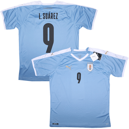 Uruguay 2019-20 Home Jersey Luis Suarez #9 Kit - XL *BNWT*