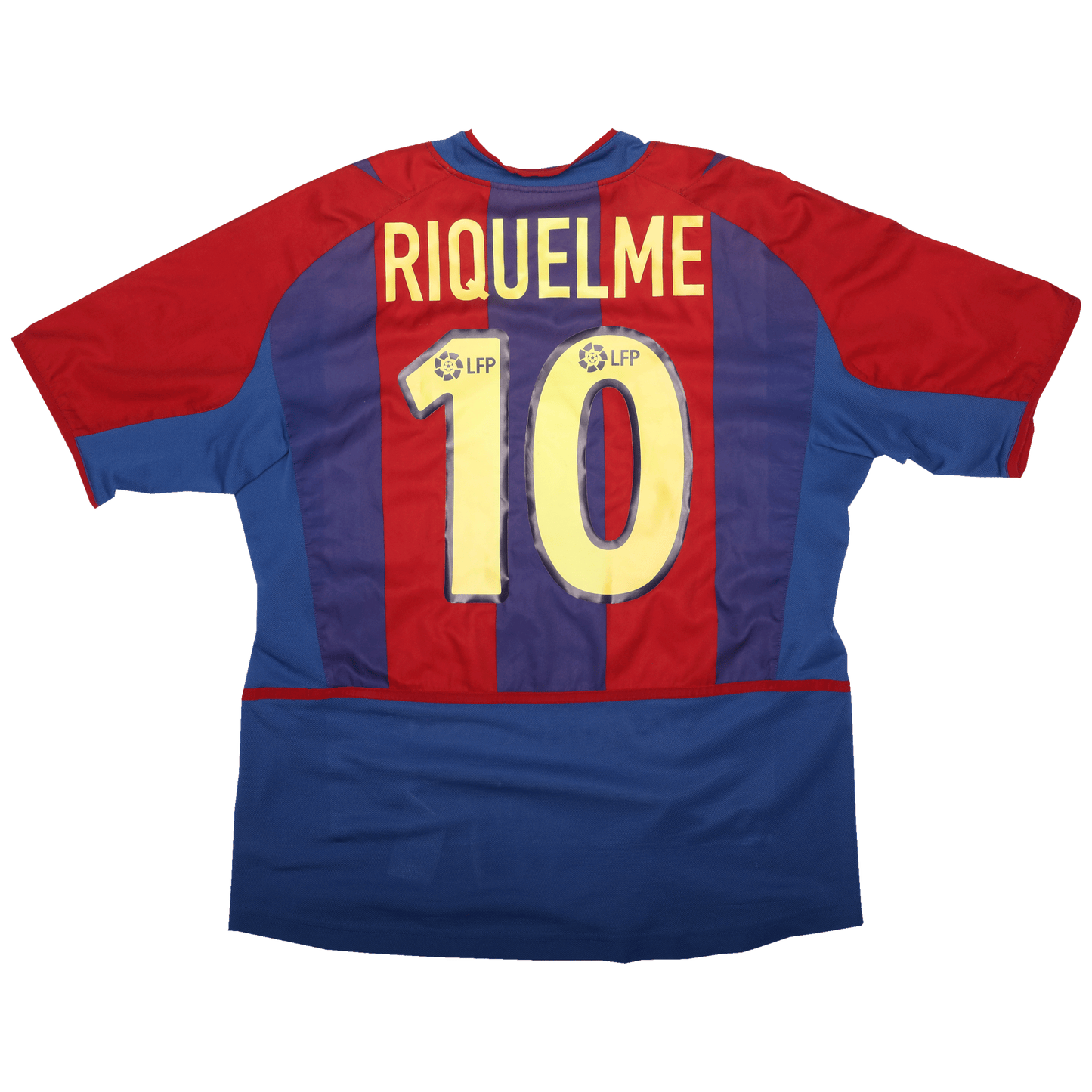 FC Barcelona 2002-03 Home Jersey Riquelme #10 Kit - (8/10) - M