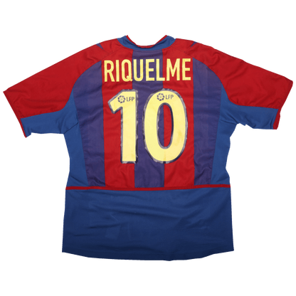 FC Barcelona 2002-03 Home Jersey Riquelme #10 Kit - (8/10) - M