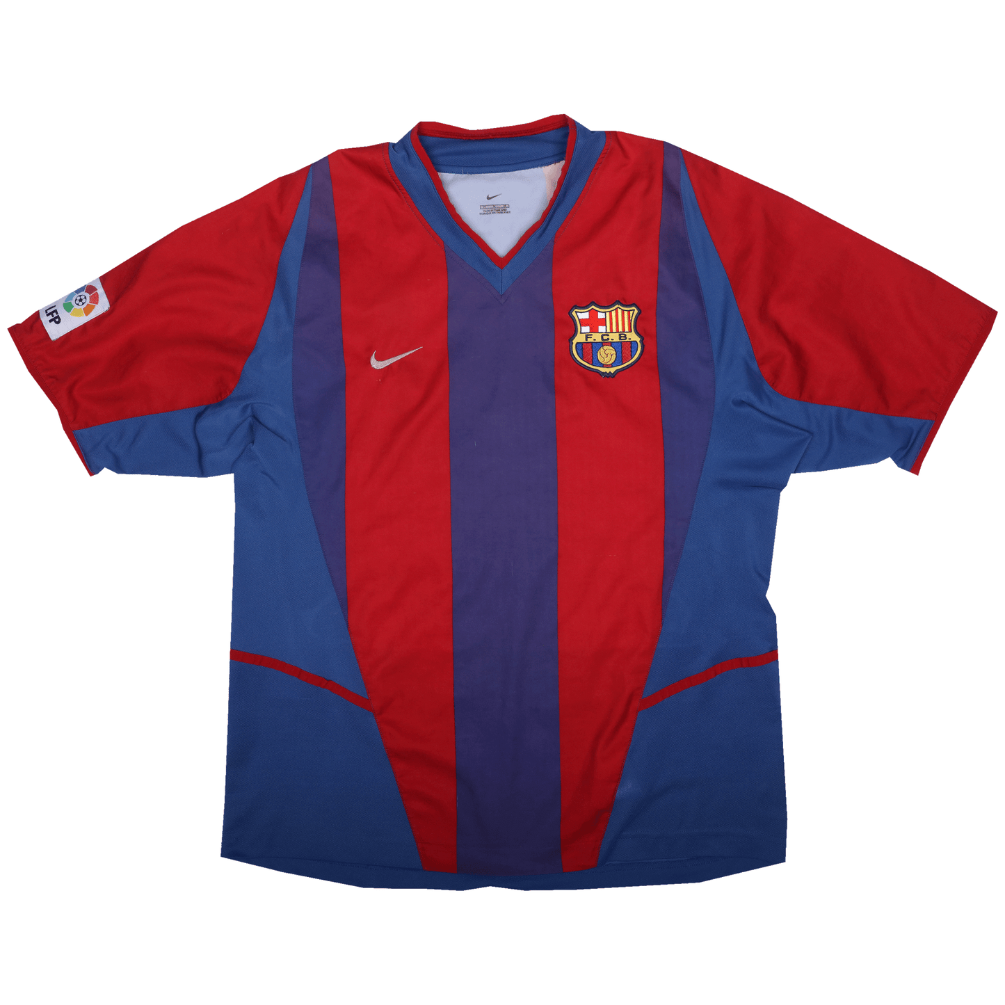 FC Barcelona 2002-03 Home Jersey Riquelme #10 Kit - (8/10) - M