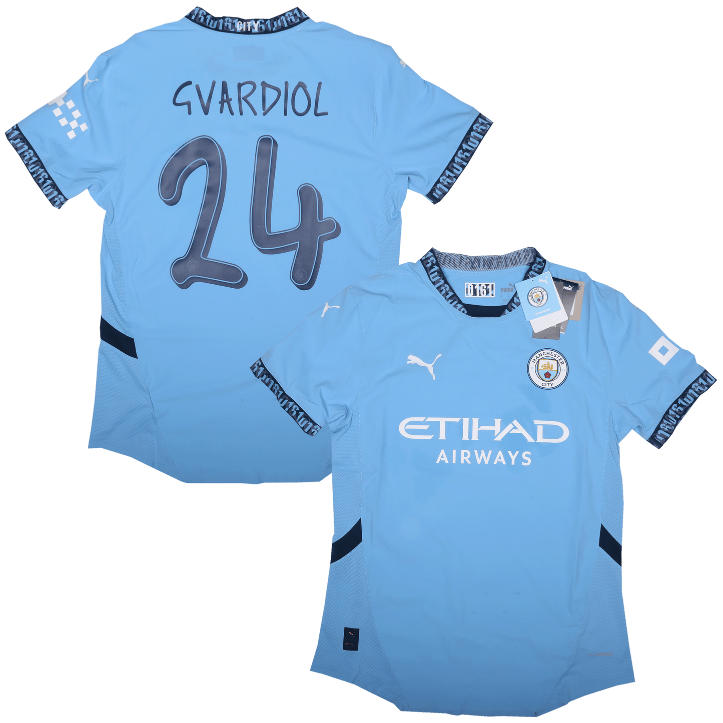 Manchester City 2024-25 Authentic Home Gvardiol #24 Kit - M *BNWT*