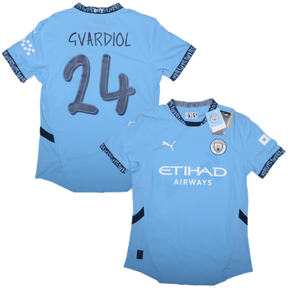 Manchester City 2024-25 Authentic Home Gvardiol #24 Kit - M *BNWT*