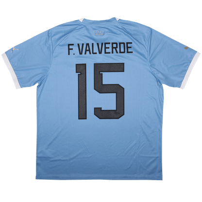 Uruguay 2022-23 Home Jersey Valverde #15 Kit - XL *BNWT*