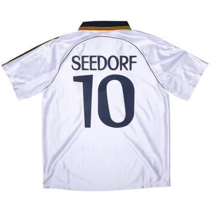 Real Madrid CF 1999-00 Home Jersey Seedorf #10 UCL Kit (2024 Reissue) - L *BNWT*