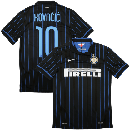 Inter Milan 2014-15 Home Jersey Kovacic #10 Kit - (9/10) - S