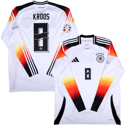 Germany 2024 Home Jersey Toni Kroos #8 Euro L/S Kit - (8.5/10) - XL
