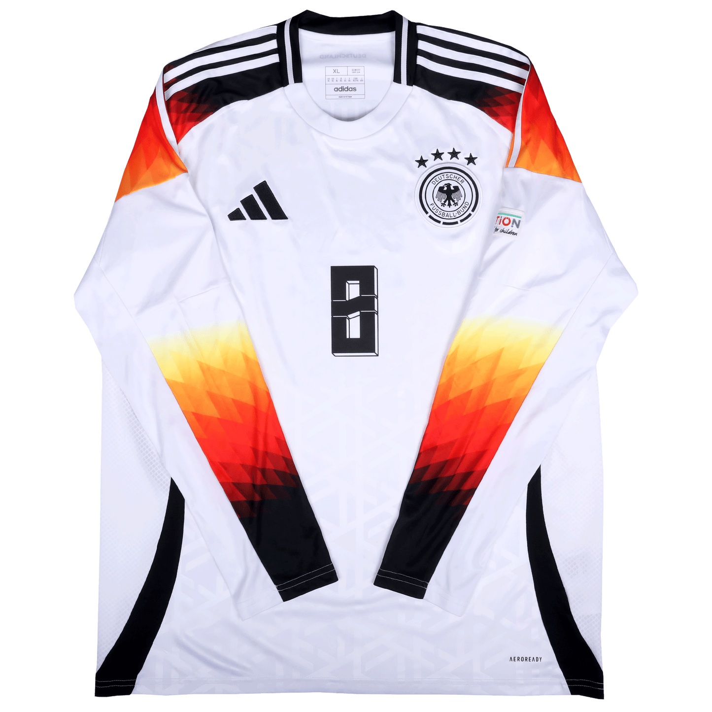 Germany 2024 Home Jersey Toni Kroos #8 Euro L/S Kit - (8.5/10) - XL