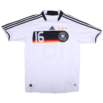Germany 2008-09 Home Jersey Philipp Lahm #16 Kit - (9/10) - M