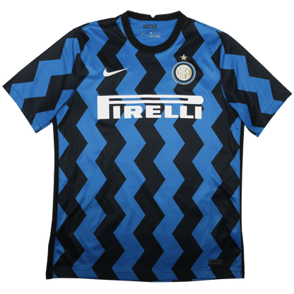 Inter Milan 2020-21 Home Jersey Lautaro #10 Kit - (9/10) - L