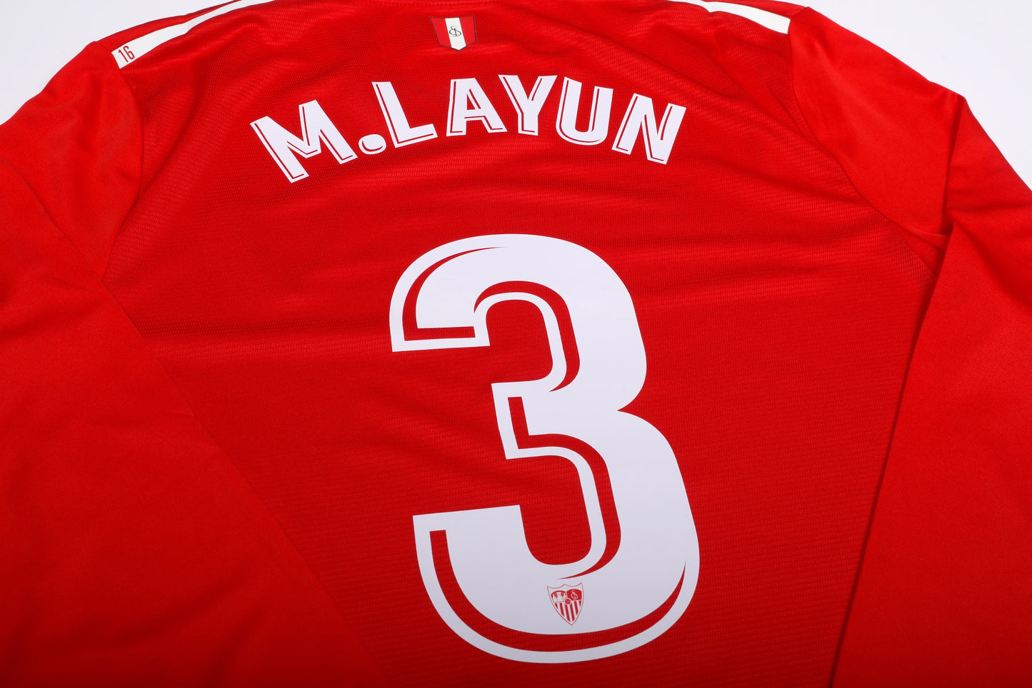 Sevilla 2017-18 Away Jersey Miguel Layun #3 L/S Kit - M *BNWT*