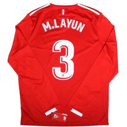 Sevilla 2017-18 Away Jersey Miguel Layun #3 L/S Kit - M *BNWT*