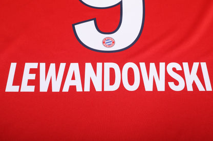 Bayern Munich 2018-19 Home Jersey Lewandowski #9 Kit - (8/10) - XL