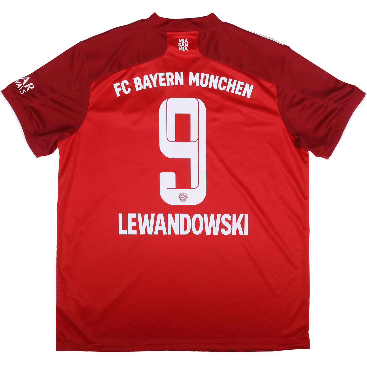 Bayern Munich 2021-22 Home Jersey Lewandowski #9 Kit - (8/10) - XL