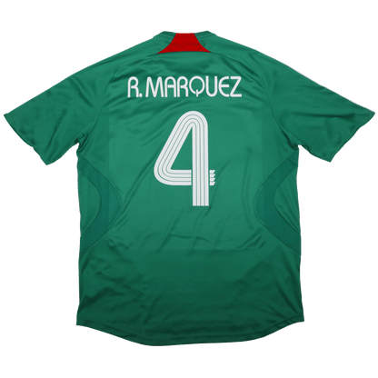 Mexico 2007-08 Home Jersey Rafa Marquez #4 Kit - (7/10) - L