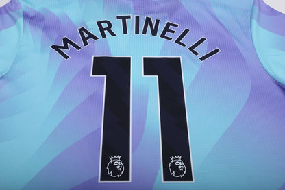 Arsenal 2024-25 Authentic Third Gabriel Martinelli #11 Kit - XL *BNWT*
