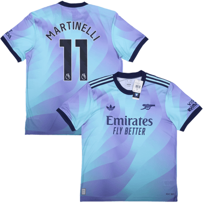 Arsenal 2024-25 Authentic Third Gabriel Martinelli #11 Kit - XL *BNWT*