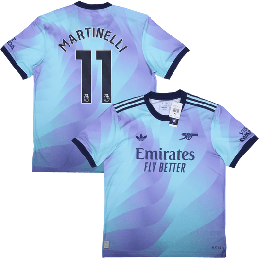 Arsenal 2024-25 Authentic Third Gabriel Martinelli #11 Kit - XL *BNWT*