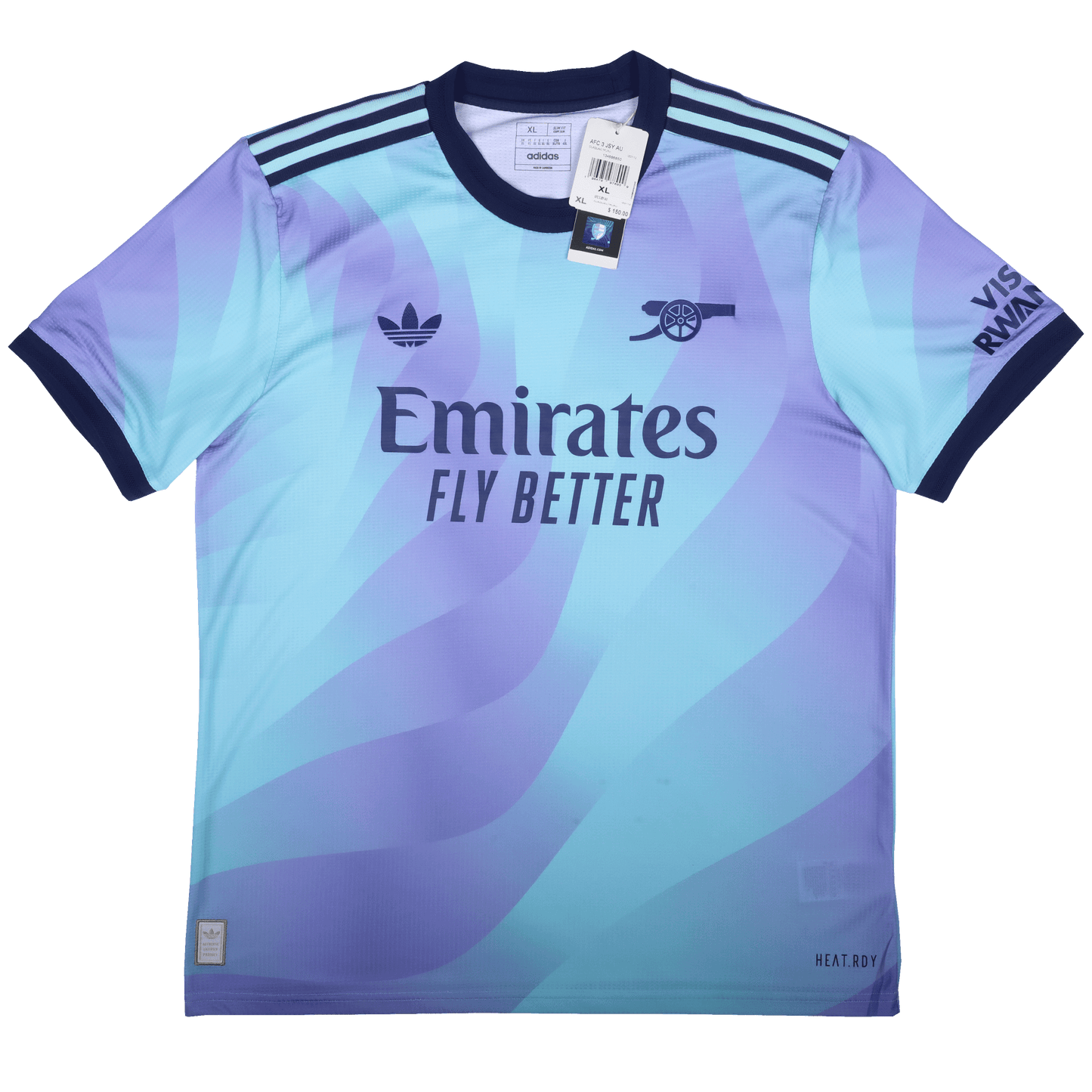 Arsenal 2024-25 Authentic Third Gabriel Martinelli #11 Kit - XL *BNWT*